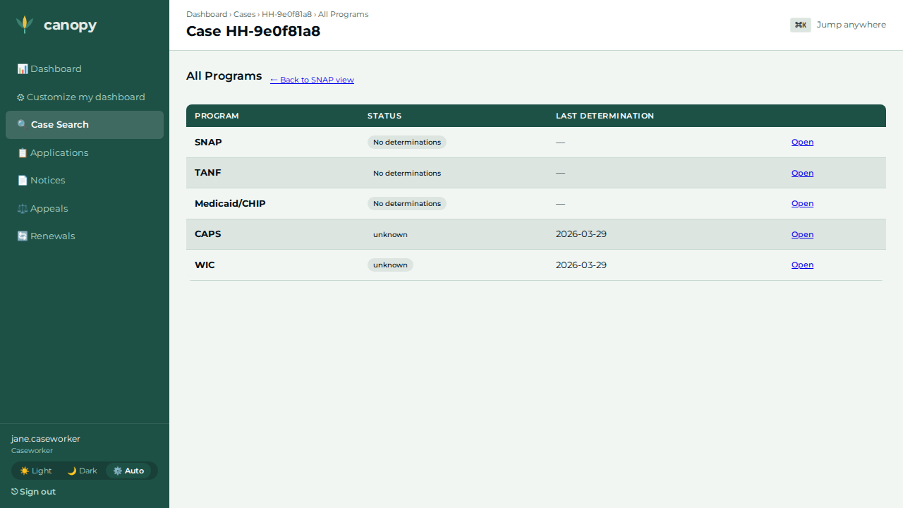 Cross-program summary view (#394)
